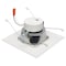 Satco LED Retrofit Downlight Field Selectable 120 Volt ColorQuick and PowerQuick Technology Sq White S18803 - alternate 2